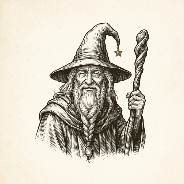 The Wizard, illustrated